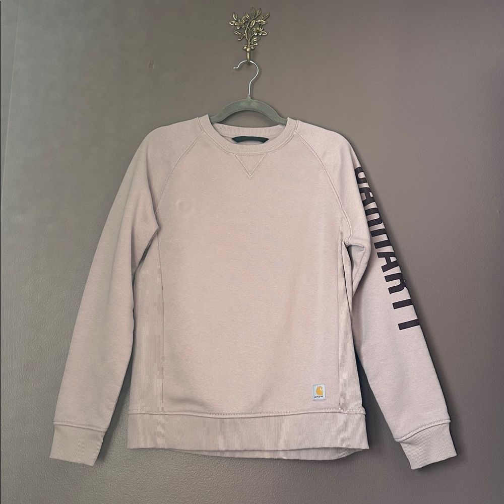 Carhartt Women's Crewneck Sweater in Mauve